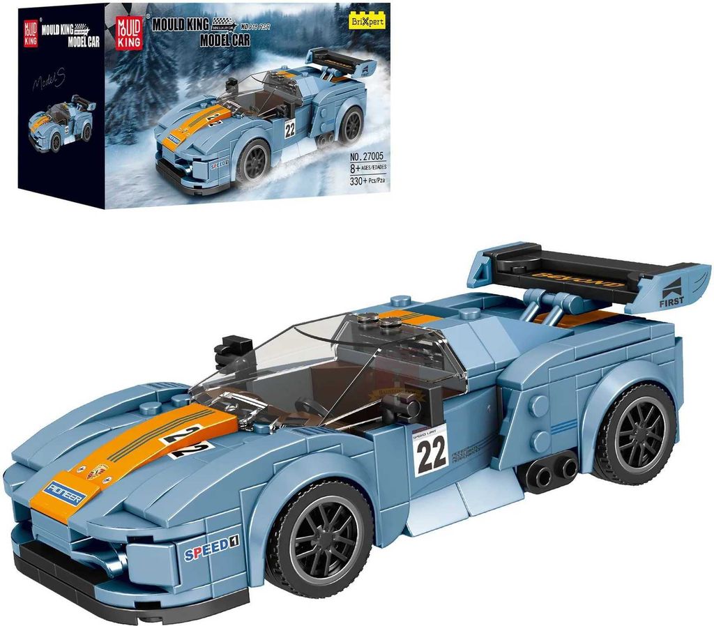 Mould King® 27005 918 RSR Mini voiture de sport incl. sh Image du produit 