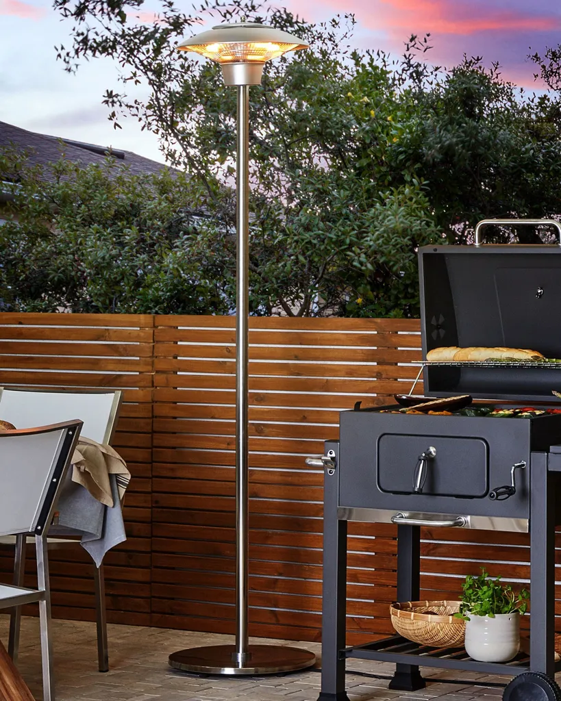 Chauffage rapide contre le froid : radiateur halogène 1500W argent Askja