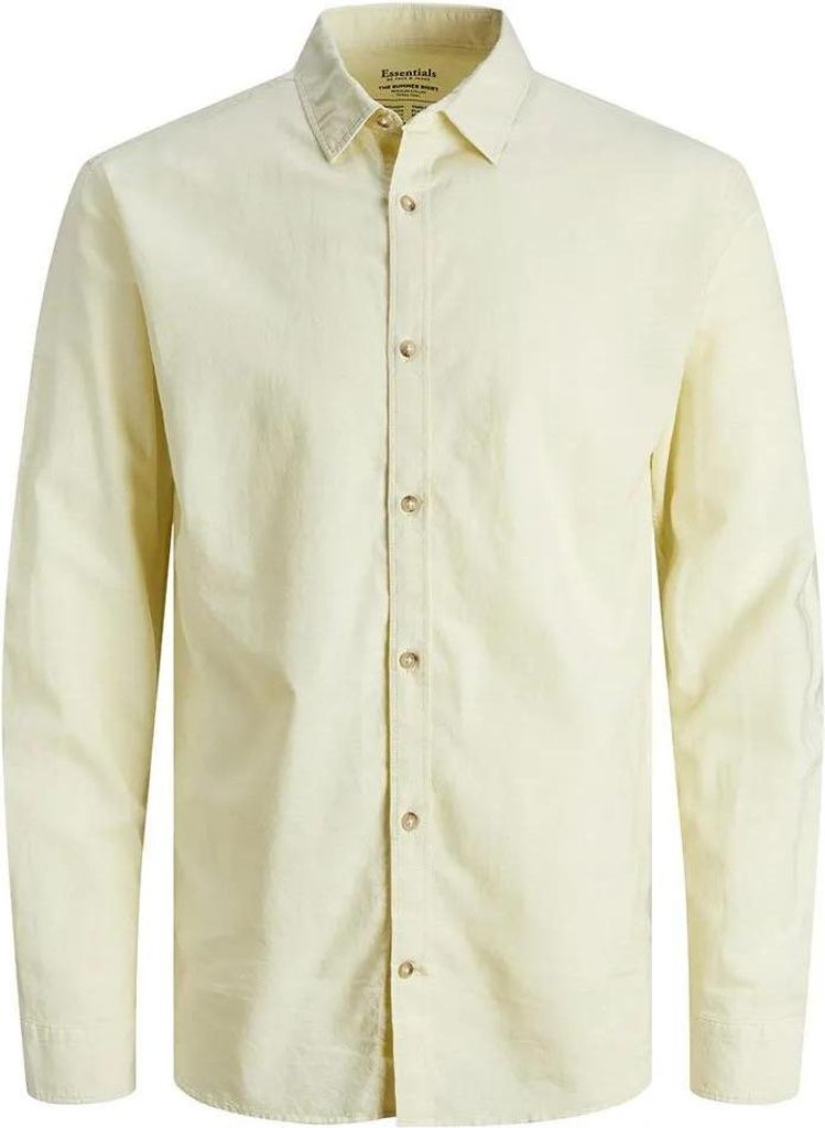 Jack & Jones Summer Langarmhemd Beige M Herren Beige M