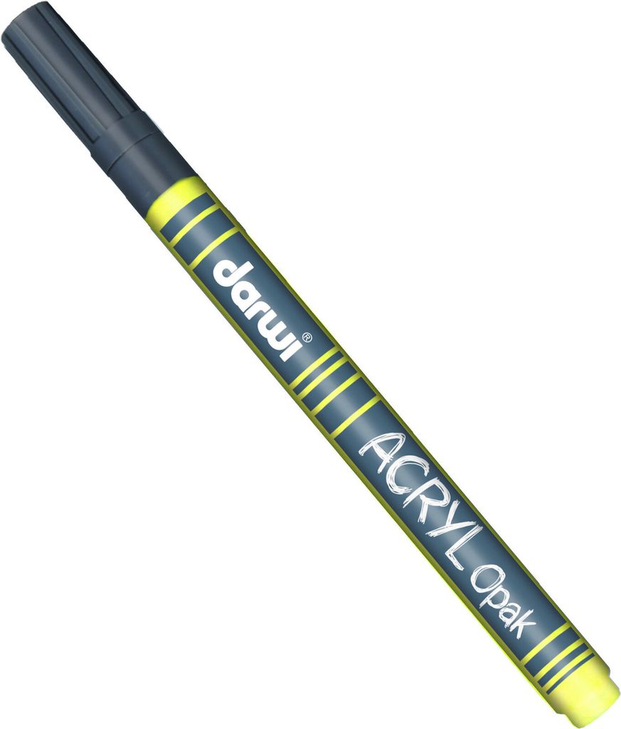 DARWI Acryl opak 1mm 3ML Dunkelgelb