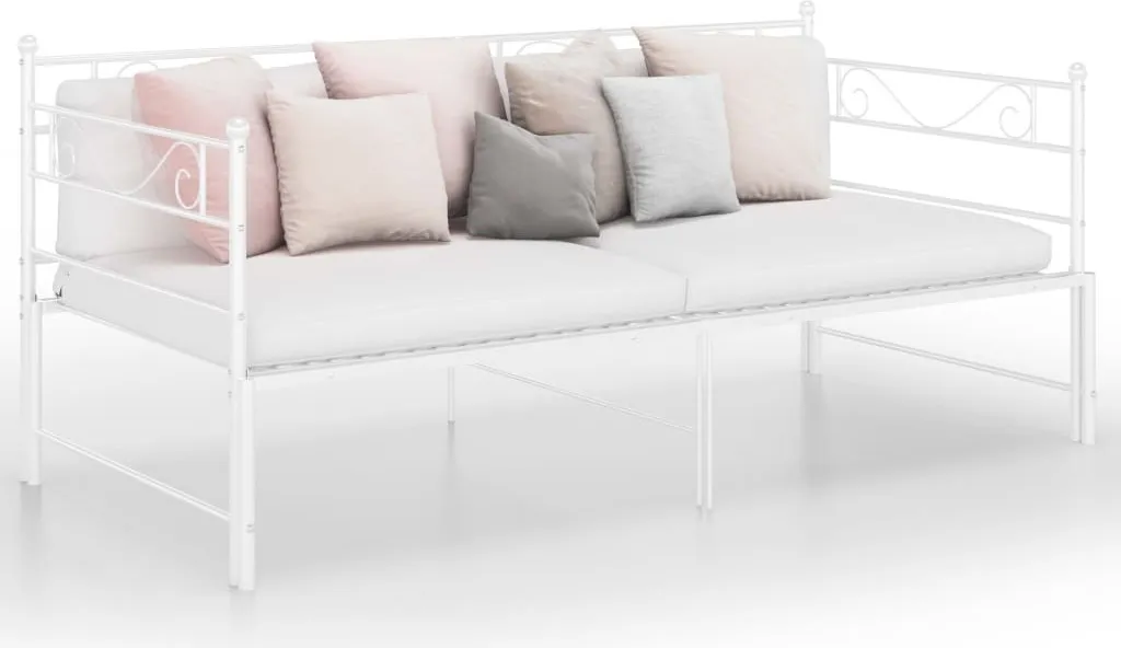 Lit de jour extensible blanc 90x200 cm : fini le manque de place