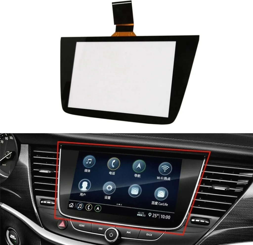 Display LCD Touch Screen Opel Astra K 8" - Upgrade Digitizer LQ080Y5DZ10