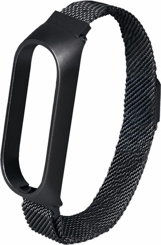 Armband mit Metalldesign kompatibel mit der neuesten Version of des Smartbandes of xiaomi, mi band 6 und sein Vorgängermodell mi band 5, Farbe sch...