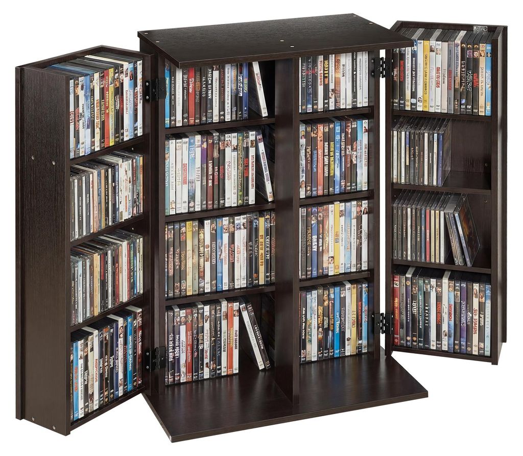 VEVOR, regál na médiá, 4-poschodový regál na DVD, Obrázok produktu 