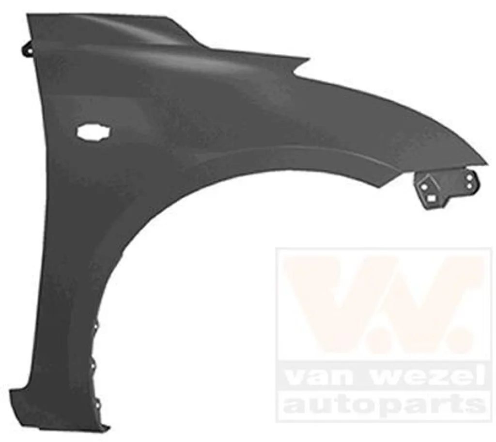 Aile de remplacement VAN Wezel 5223656 traitée anticorrosion grise