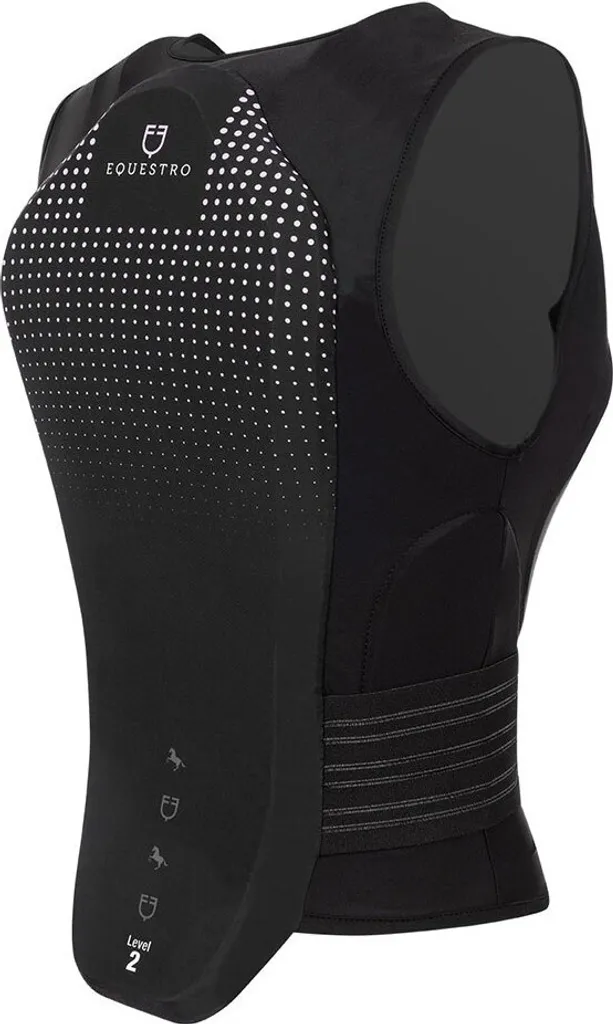 Protection Dorsale Niveau 2 Equestro Noir Flexible et Respirante 160 cm