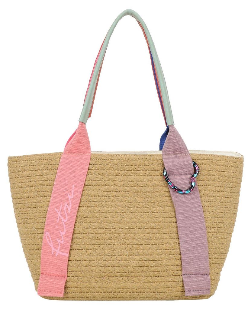 Fritzi aus Preußen Schultertasche Happy Summer Shopper Minty Bloom beige