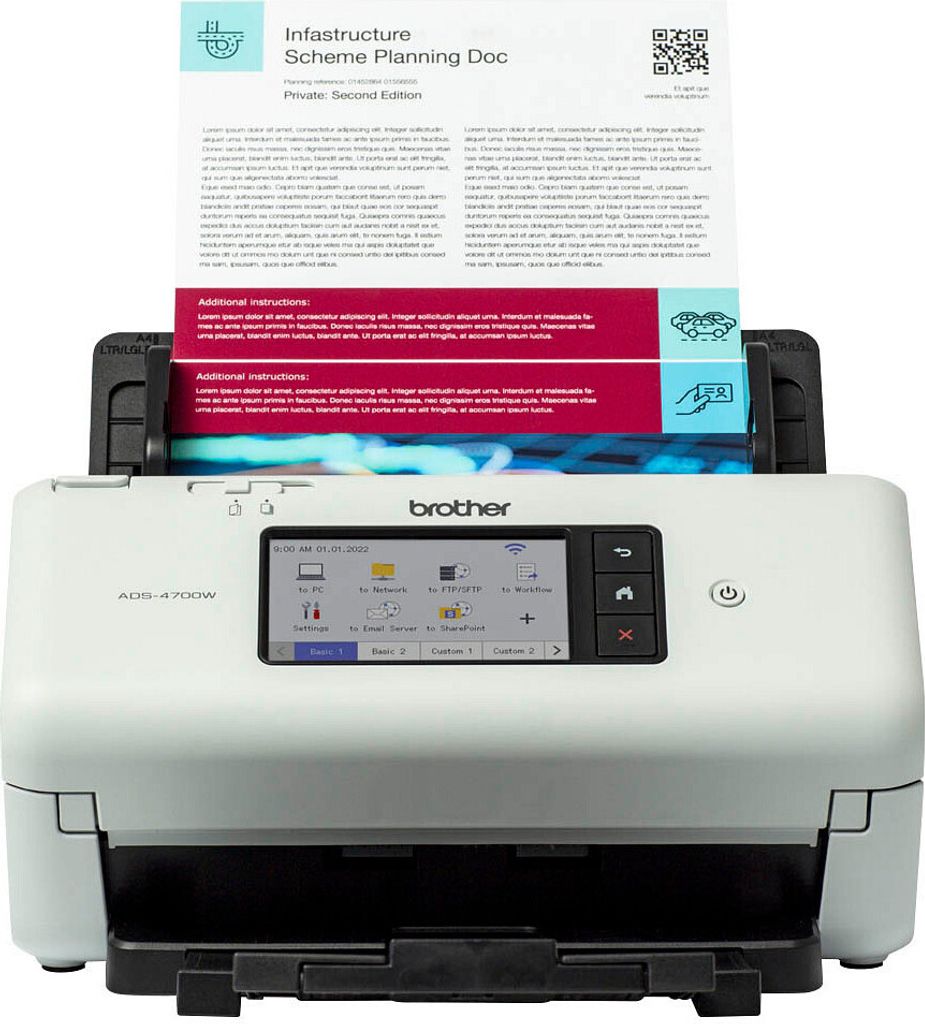 brother ADS-4700W Dokumentenscanner Produktbild 9