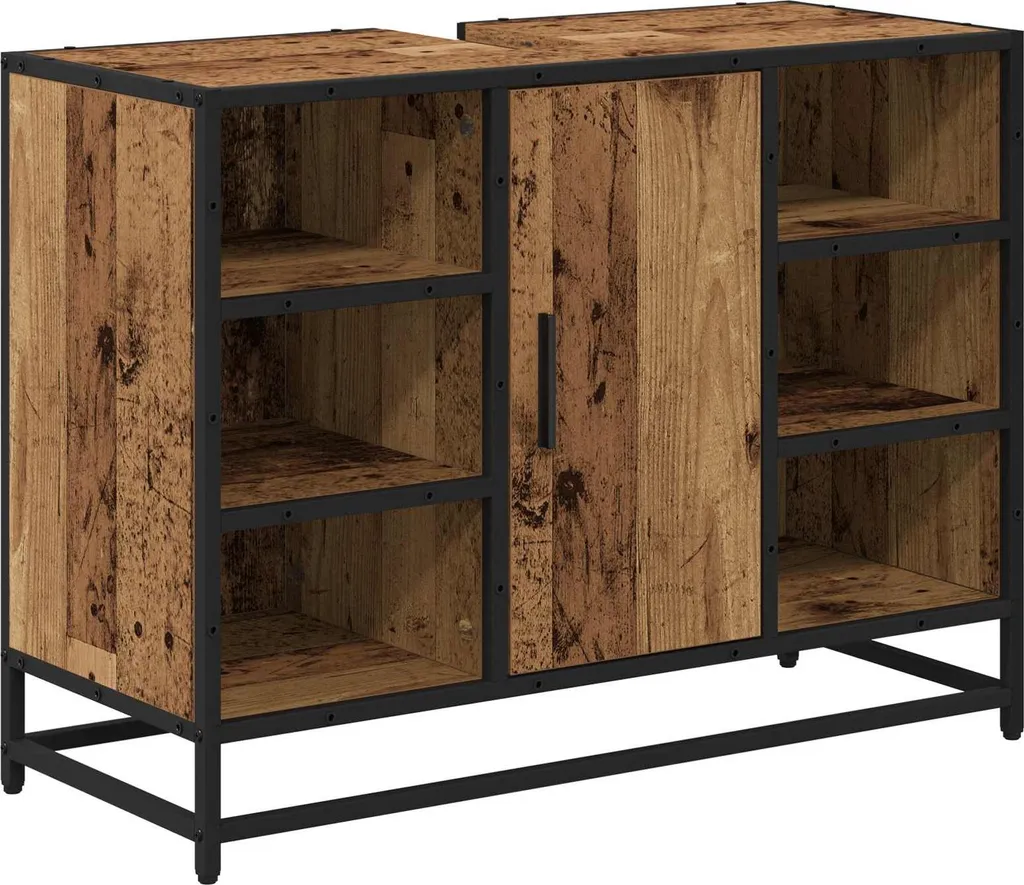 Mobile Bagno vidaXL 80cm Legno Recupero - Sottolavabo Robusto Offerta