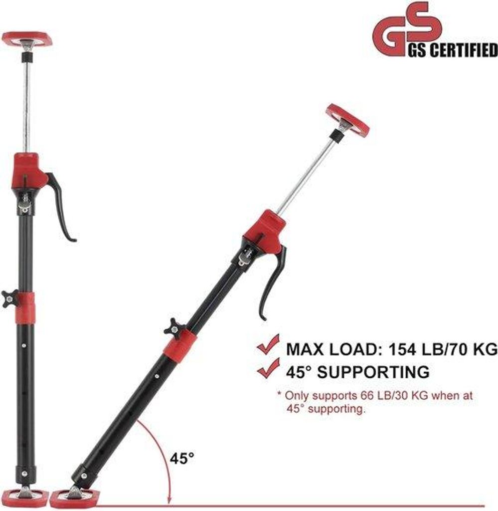 Stangen-Heber 150 lbs, 2-3,8 ft, Edelstahl, tragbar