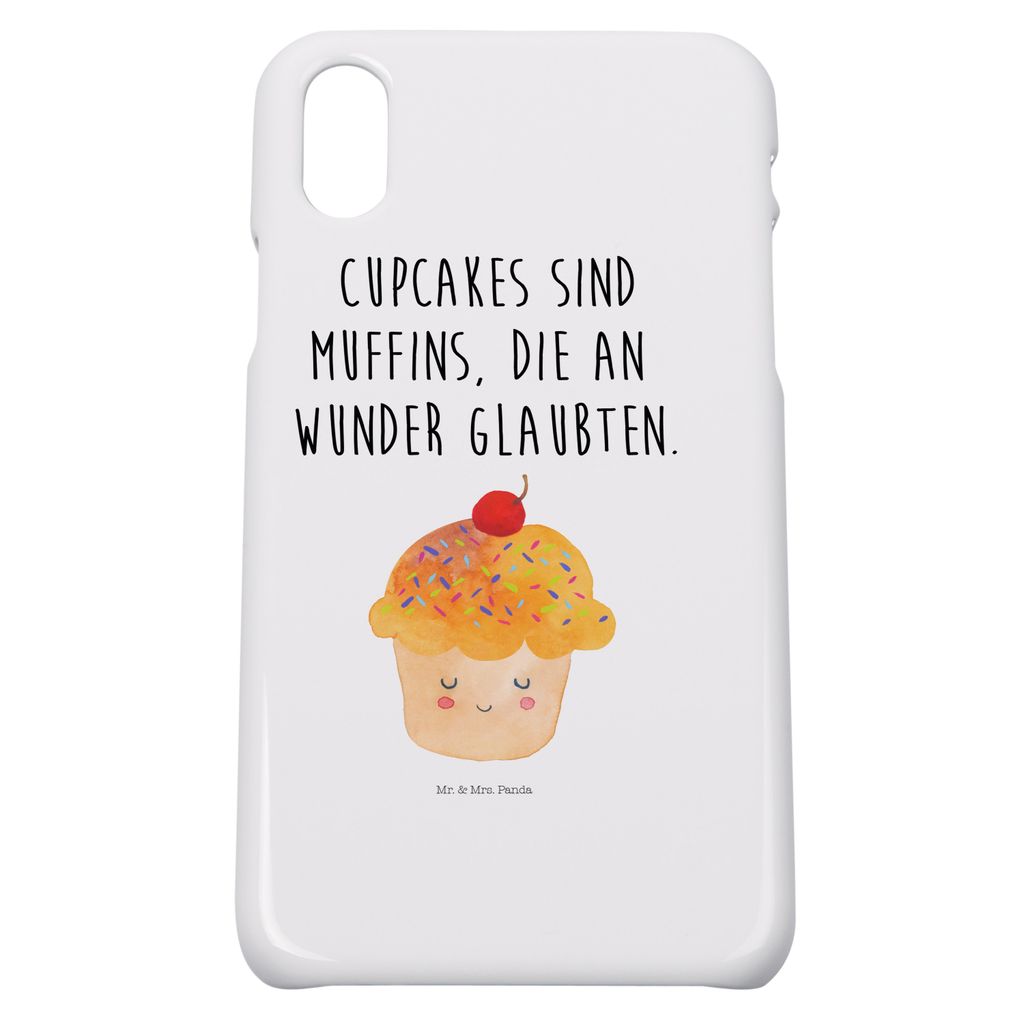 Mr. & Mrs. Panda Iphone 10 Handyhülle Cupcake - Weiß - Geschenk, Küche Deko, Wunder, Cover, Hülle, Lustige Sprüche, Koch, Muffin, X, Cupcakes,...