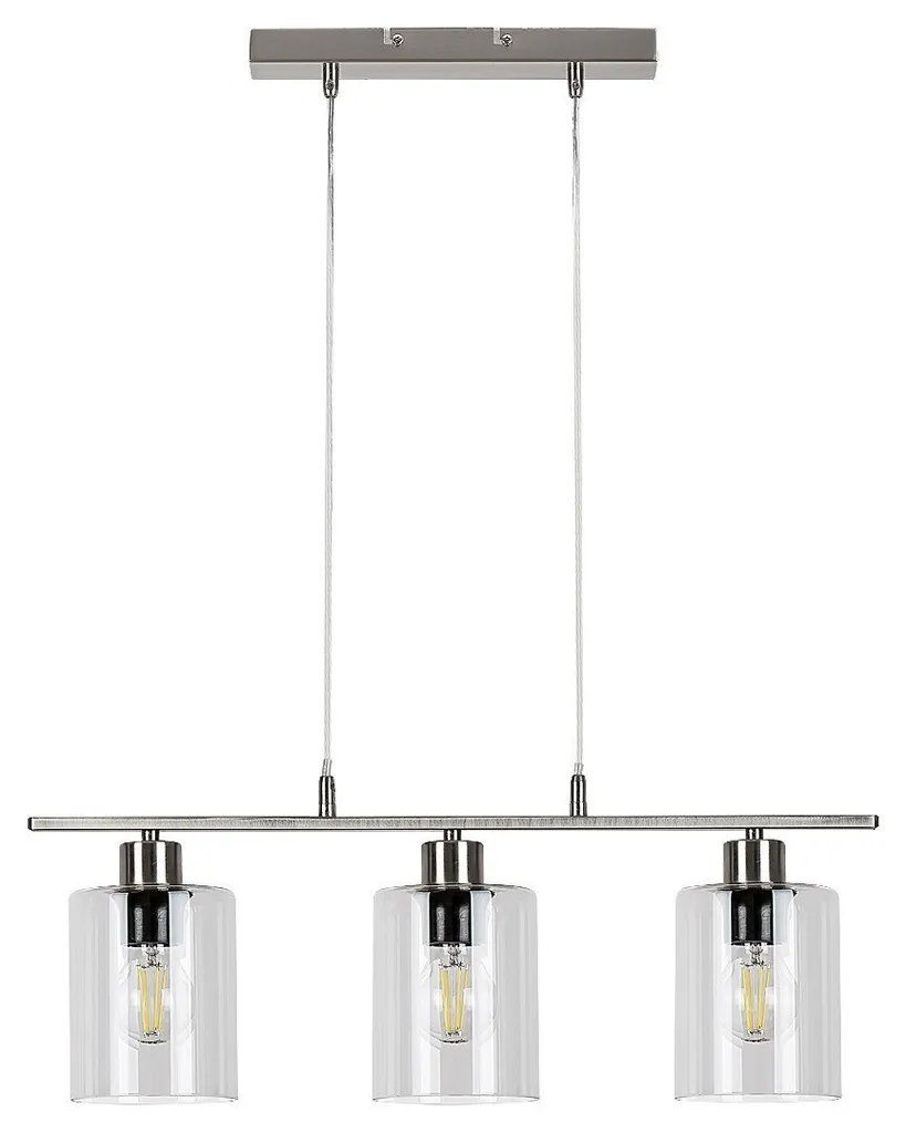 Suspension chrome satiné 3 lumières E27 Miroslaw Rabalux 3580