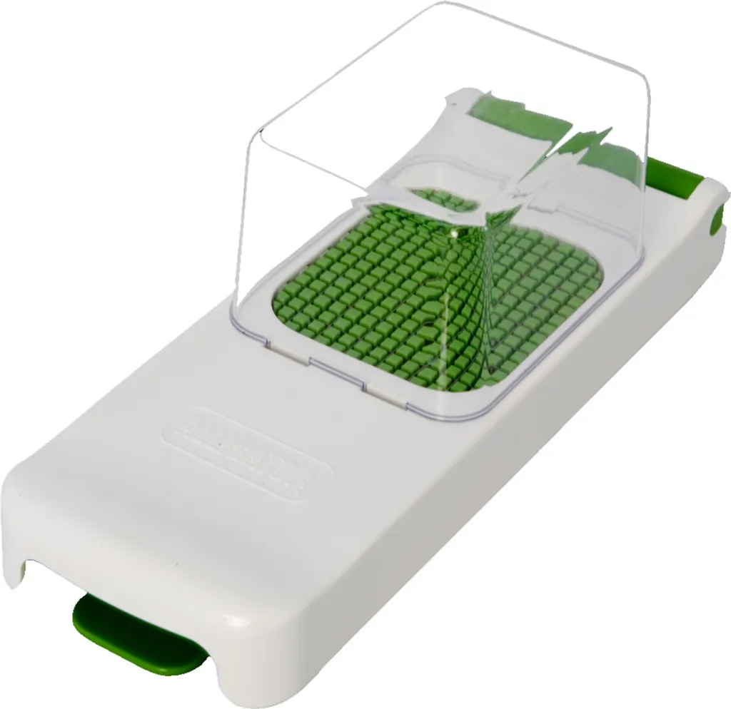 Alligator 3079G Taglia cipolle e verdure, con vassoio di raccolta, bianco/verde