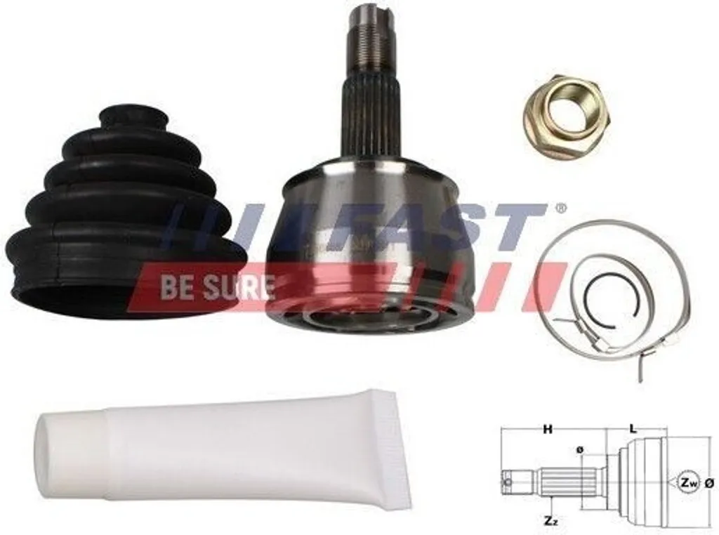 Joint arbre de transmission pour Alfa 156 et Spider - Remplacement OE