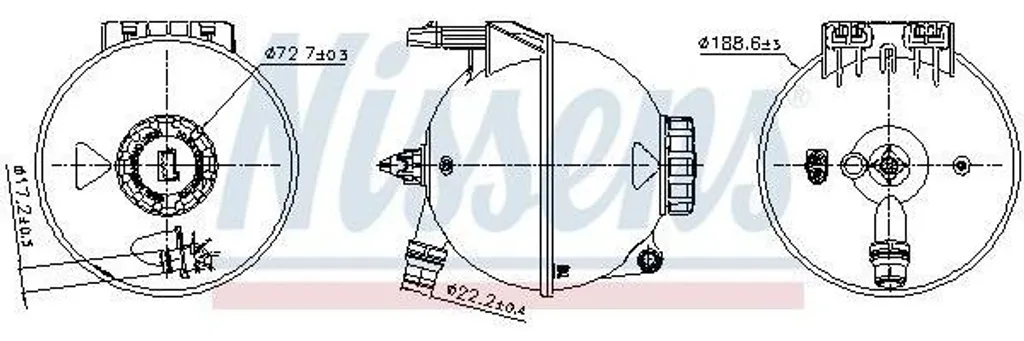 Vase d'expansion de liquide de refroidissement pour Sprinter 907 910
