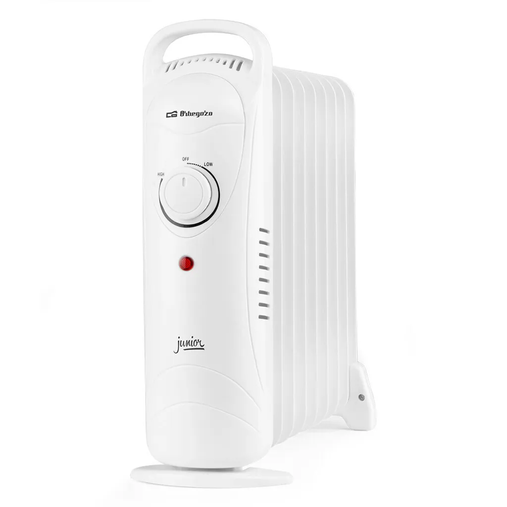 Radiateur bain d'huile thermostat réglable 1200W protection sécurité