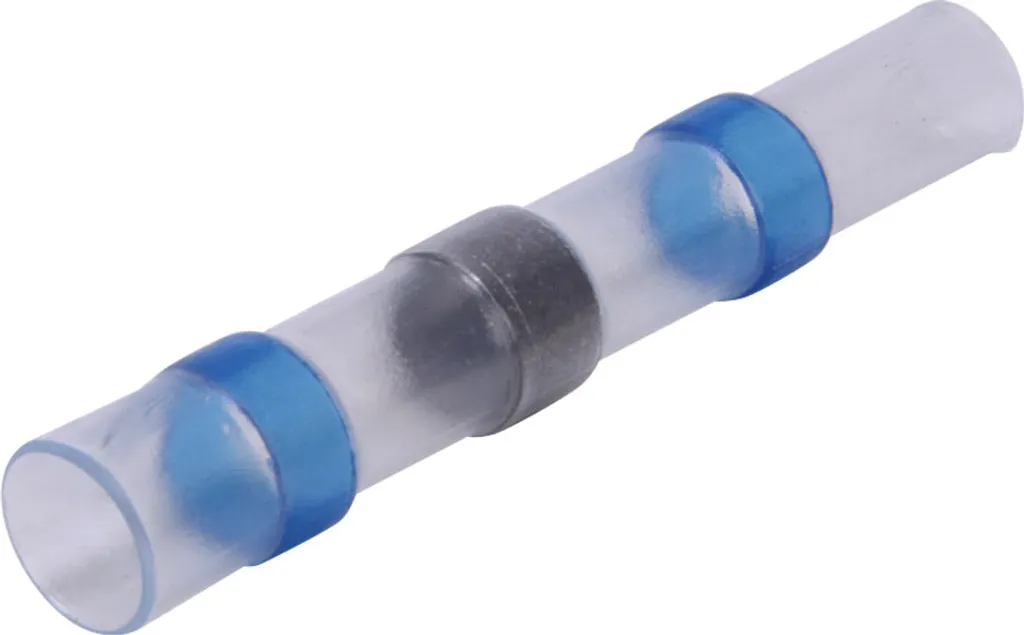 50Pcs Terminale Butt Termorestringente Bianco 16-14AWG Professionale