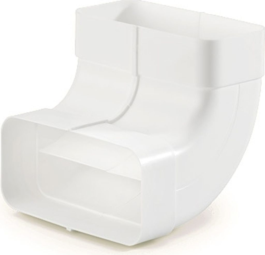 Naber MF-RBV 125 Coude vertical 90°, blanc - Technique de Image du produit 