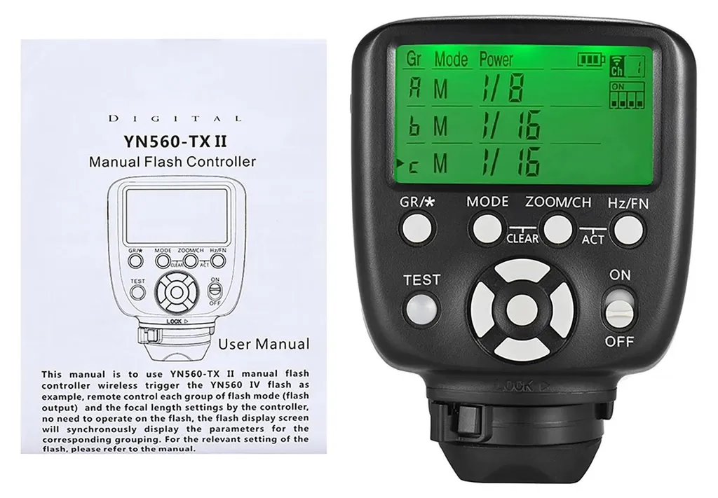 Télécommande sans fil émetteur radio LCD compatible boîtier Canon EOS