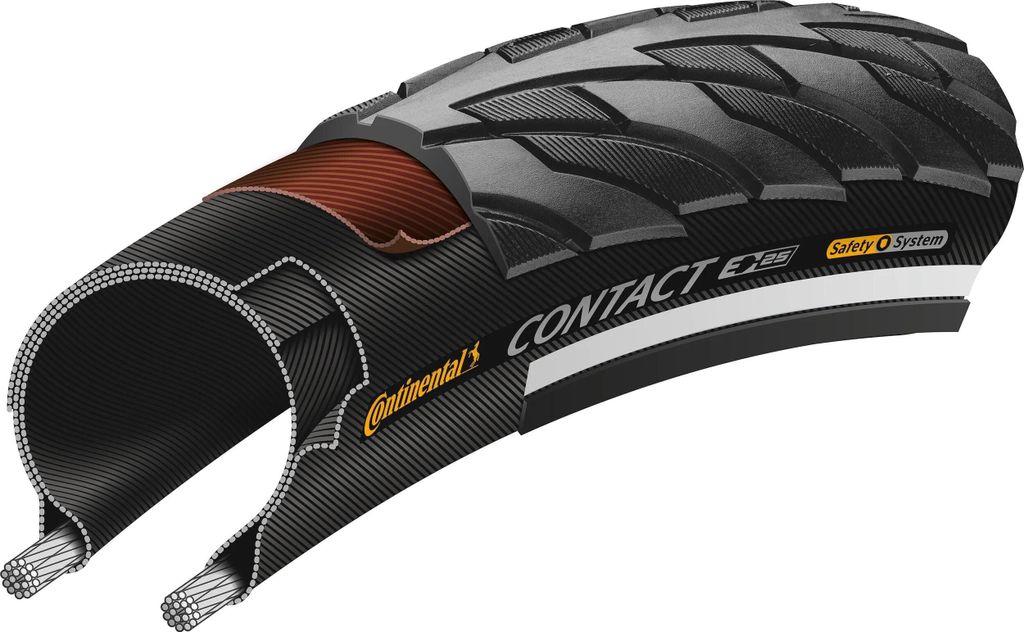 Reifen Continental Contact 28x1 1/4x1 3/4 (32-622) – Produktbild 