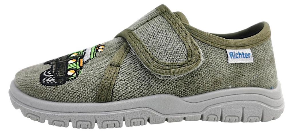 Richter Kinderschuhe Jungen Hausschuhe Grau Freizeit, Schuhgröße:29 EU