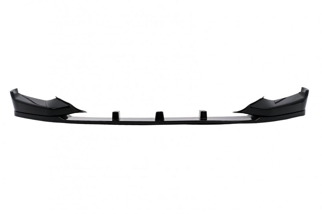 Stoßstange Spoiler Lippe für BMW 5er G30 Limousine G31 Touring LCI 07.2020+ M Sportdesign Glänzend Schwarz.
