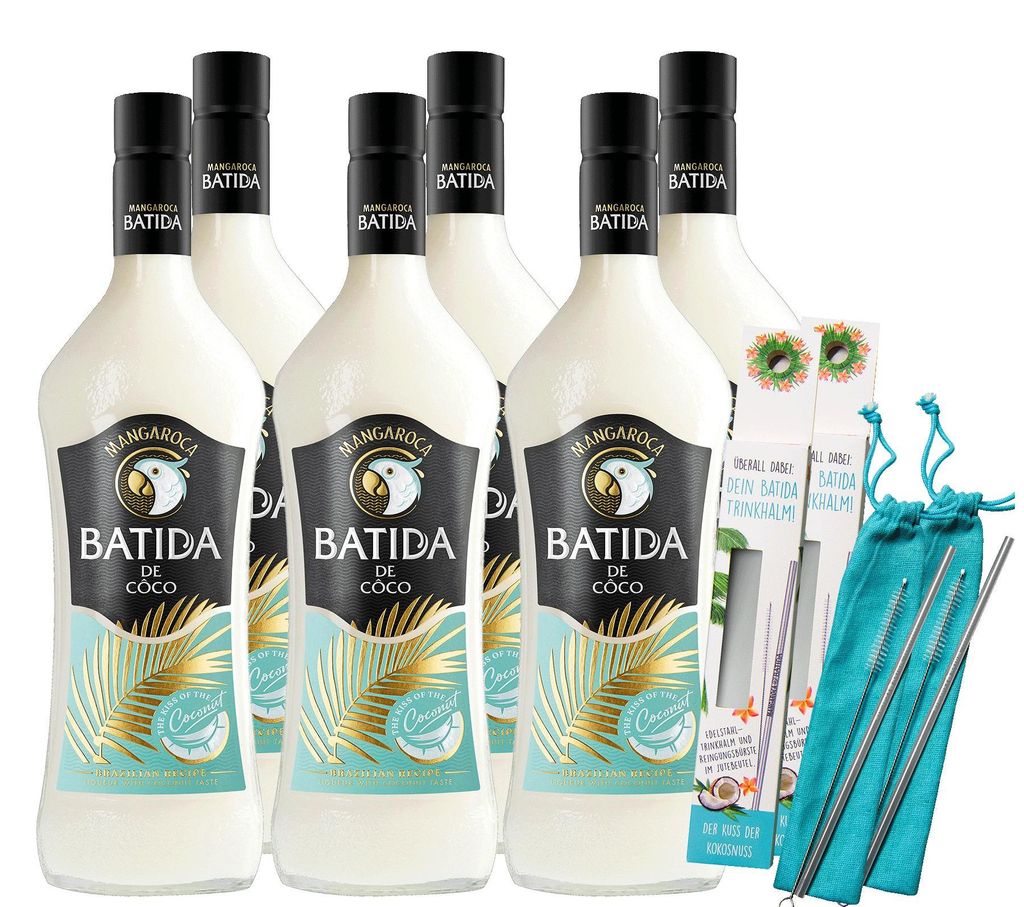 Mangaroca Batida de Côco (6x 0,7l) Set 16% vol inkl. 2 Produktbild 