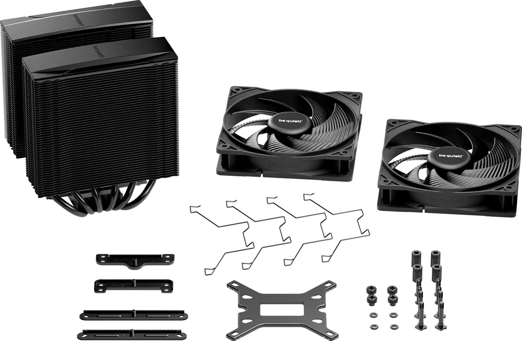 Be Quiet! Pure Rock PRO 3 Black CPU Kühler für Intel und AMD schwarz (BK042) - 6