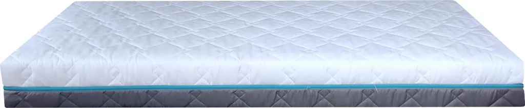 Matelas mousse ions d'argent 140x70x8 cm H3 BDW pour une hygiène parfaite