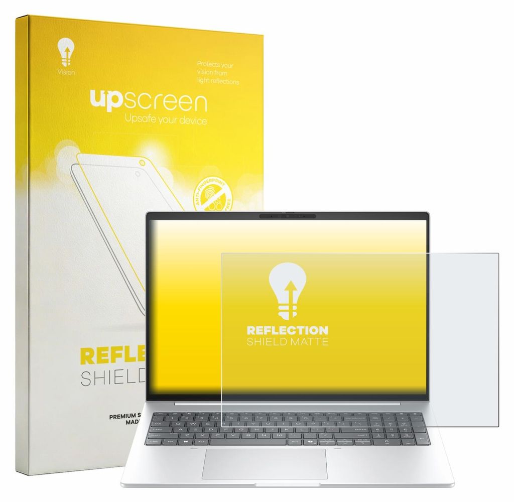 upscreen Schutzfolie für HP EliteBook 8 G2a 16" Displayschutz Displayschutzfolie Folie Matt Entspiegelungsfolie