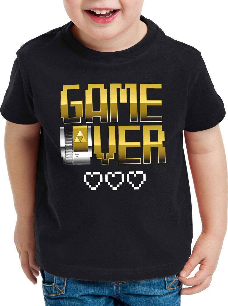 style3 Game Over Kinder T-Shirt cartridge link gold