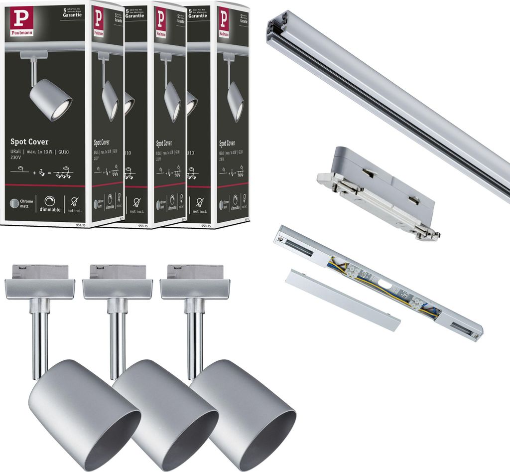 Paulmann Bundle URail Schienenspot Starterset
