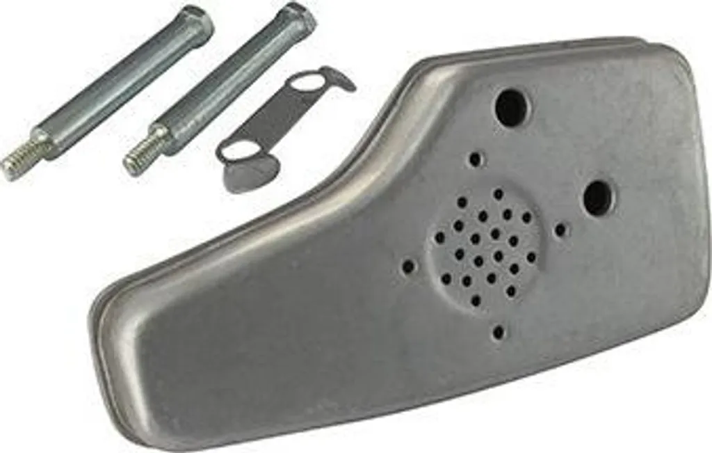 Silencieux robuste pour moteur Briggs & Stratton Quantum 4.5 HP - Inox noir