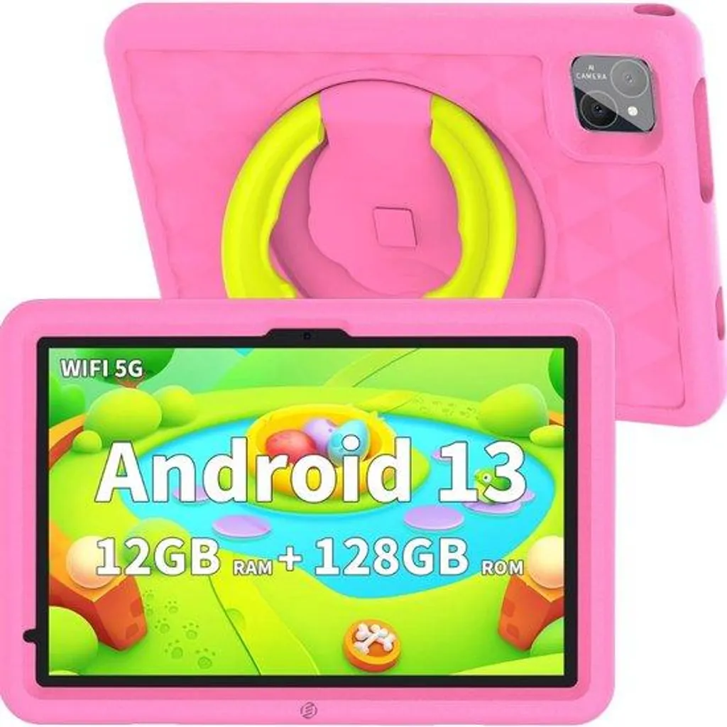 Tablette enfant 3 ans antichoc avec écran HD et pack accessoires complets