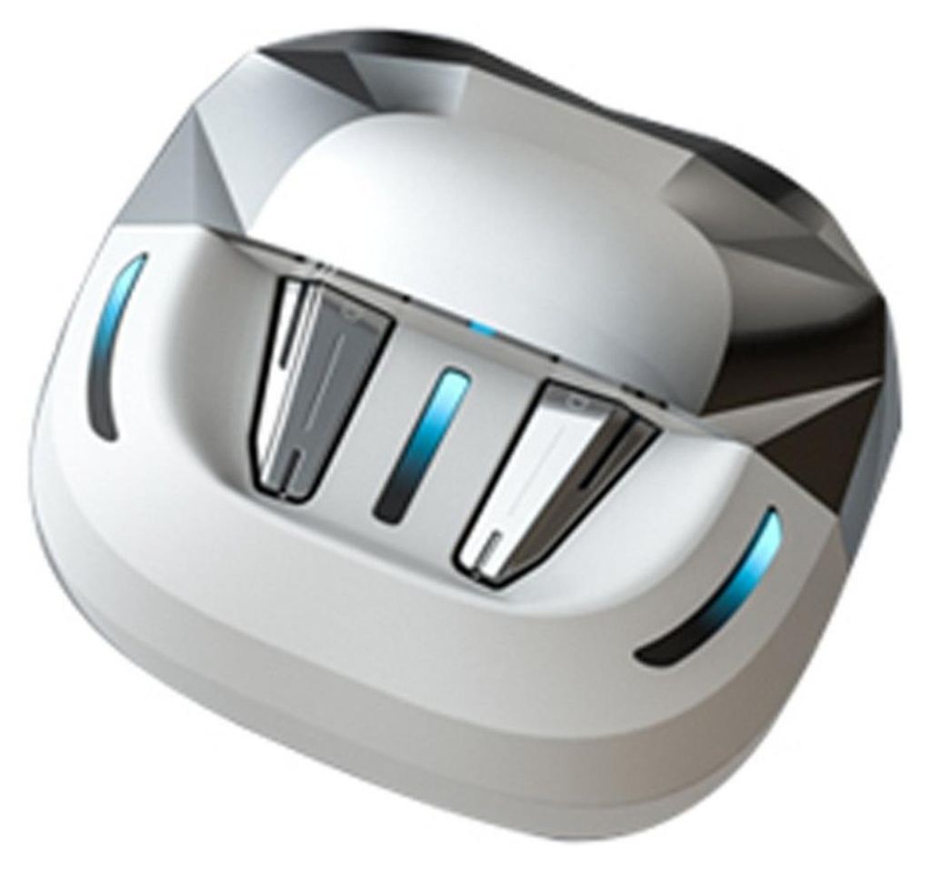INF Mecha-Style Bluetooth Gaming In-Ear Kopfhörer ABS 5.2cmx5.9cmx3.1cm Weiß