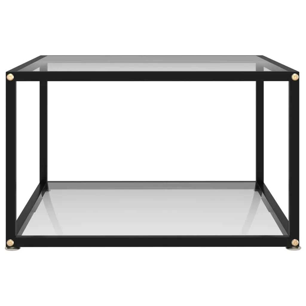 Tavolino Salotto Vetro 60x60x35 Trasparente - Offerta Online