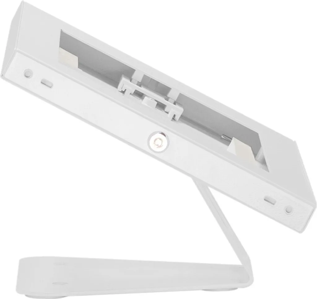Support tablette mural en acier avec cadre de protection MC-475W blanc - 6