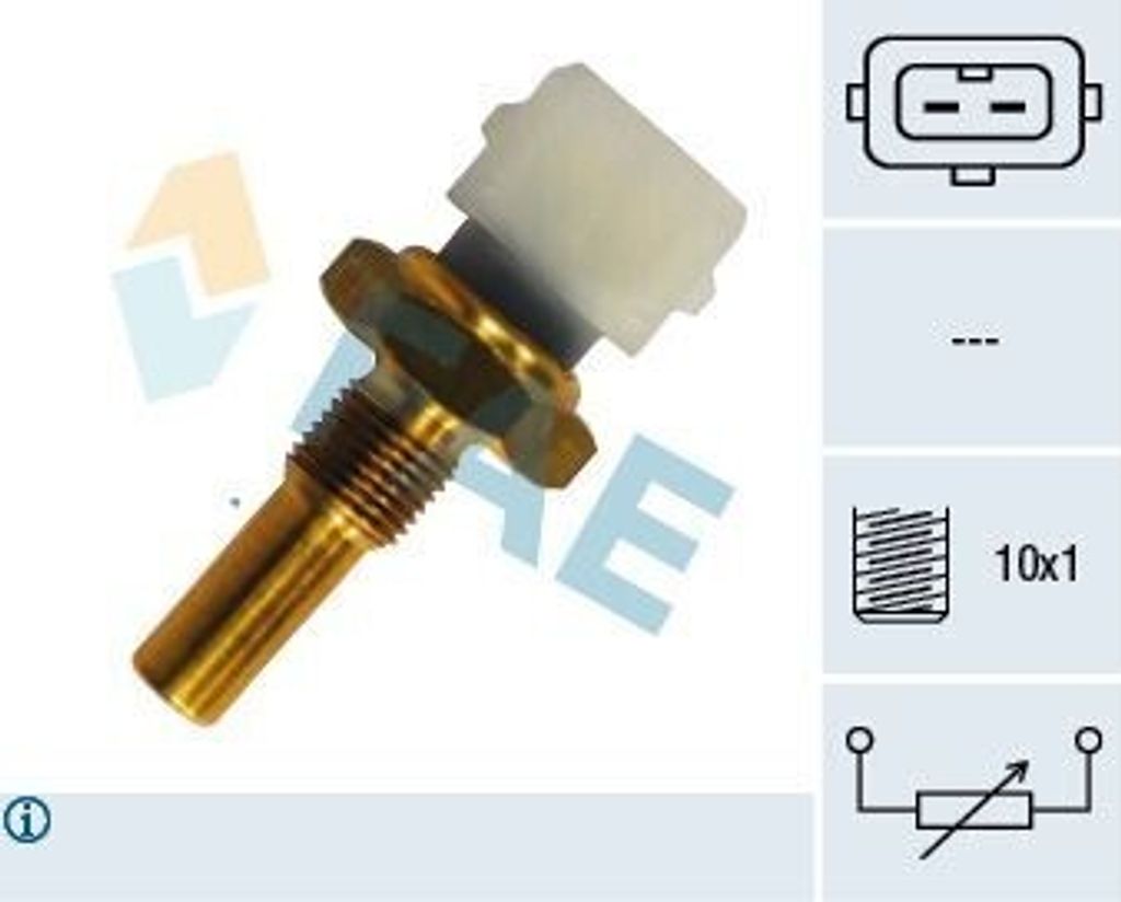FAE Zylinderkopf-Temperatursensor Zylinderkopftemperatursensor 33140 für VW GOLF III (1H1)