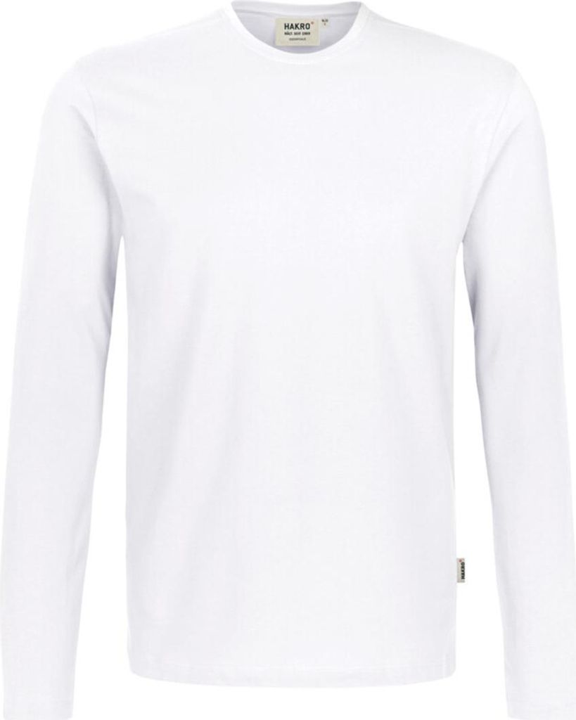 HAKRO Longsleeve Heavy 278, weiß, L