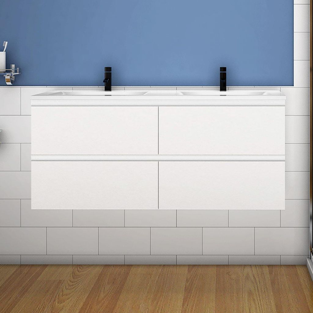 Acezanble Lavabo avec meuble sous vasque, à poser, en Image du produit 