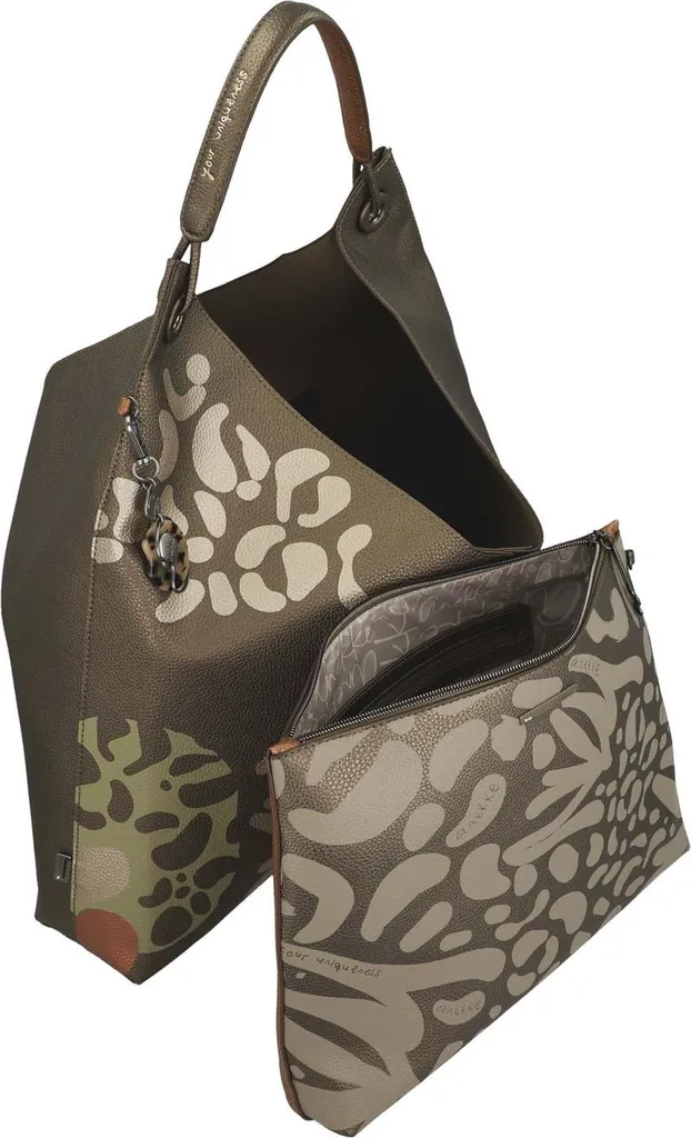 Anekke Sophia Gaia Borsa Shopper Grande Marrone Donna 2024