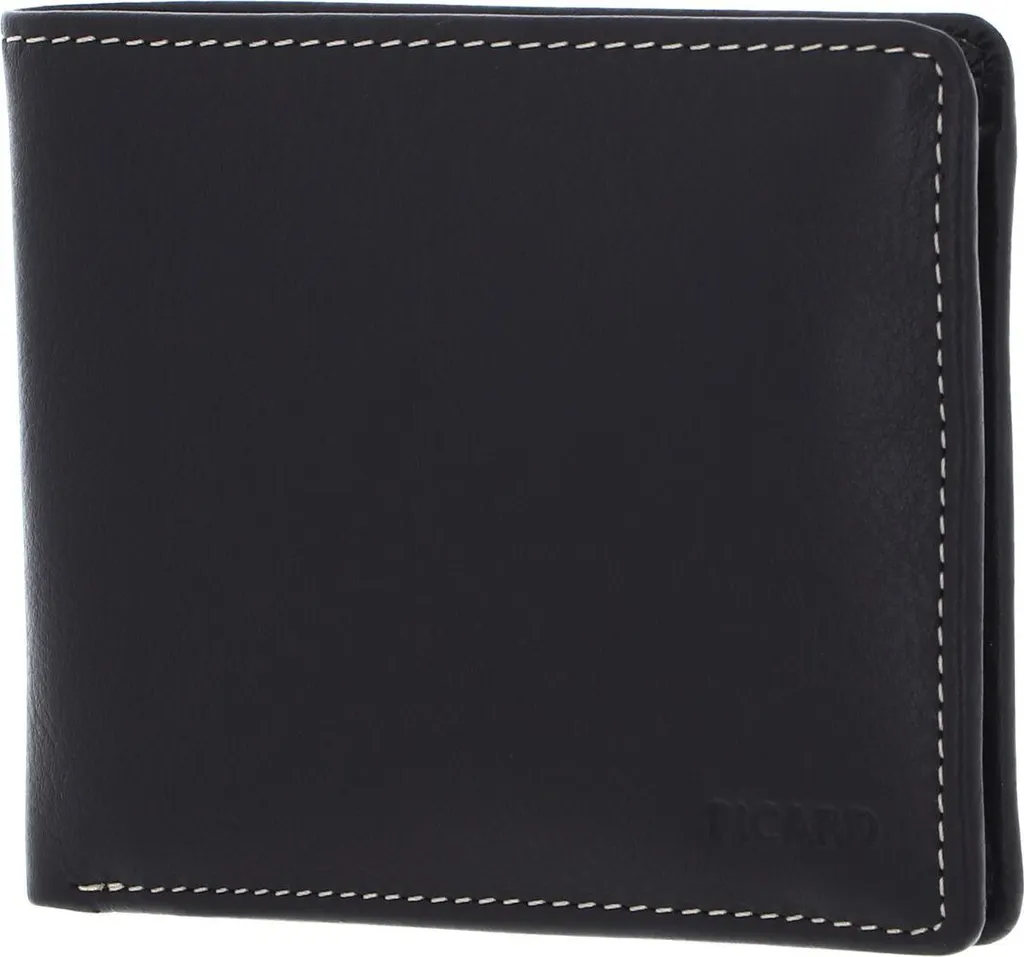 Porte-carte PICARD Diego Bifold Wallet en cuir véritable marron foncé