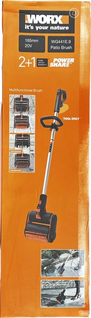 Worx Akku-Oberflächenbürste 20V Multi-Reiningsbürste ohne Produktbild 3