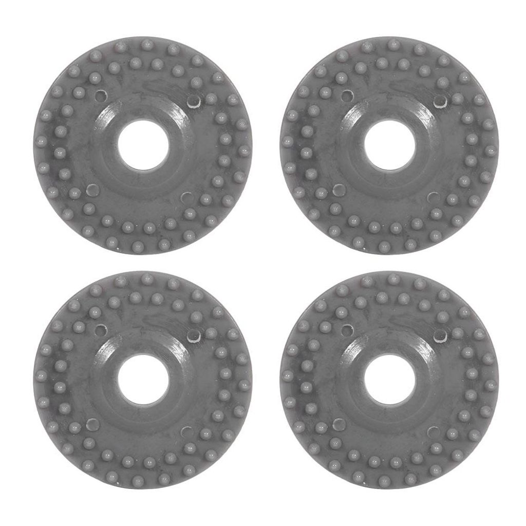 4x Gummi-Antriebsrollen, für Silver Reed Strickmaschinen SK-Serie, Ersatzteile Set