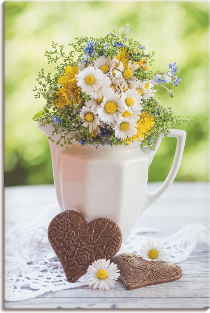 ARTland Leinwandbild Aus Liebe zum Frühling Größe: 20x30 cm