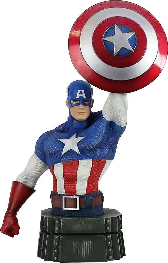 Buste Captain America Marvel Semic 26 cm - Déco Intérieure Geek et Design