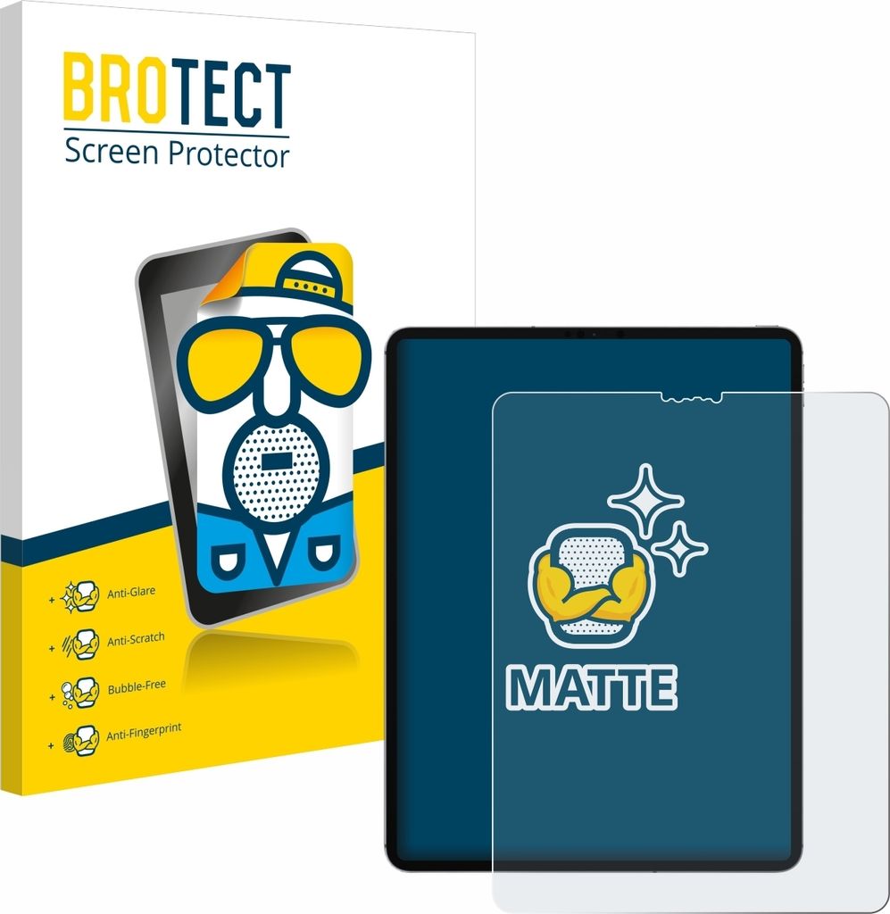BROTECT Schutzfolie für Apple iPad 12.9" Pro 2020 (4. Gen.) Displayschutz Displayschutzfolie Folie Matt Entspiegelungsfolie