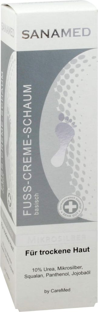 Mikrosilber Sanamed Fußcremeschaum 150 ml