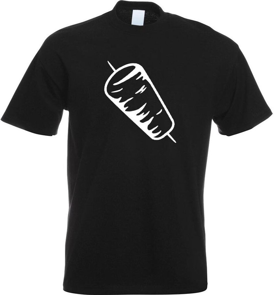 Kiwistar - T-Shirt - schwarz - Drehspieß - Döner Herren Funshirt Bedruckt Design Sprüche Spruch Motive - mit Motiv Bedruckt - Funshirt Design - ...