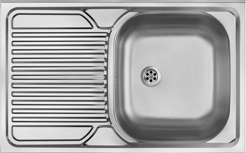 Il Cuore della tua Cucina: Lavello 1 Vasca Acciaio Inox Gocciolatoio SX
